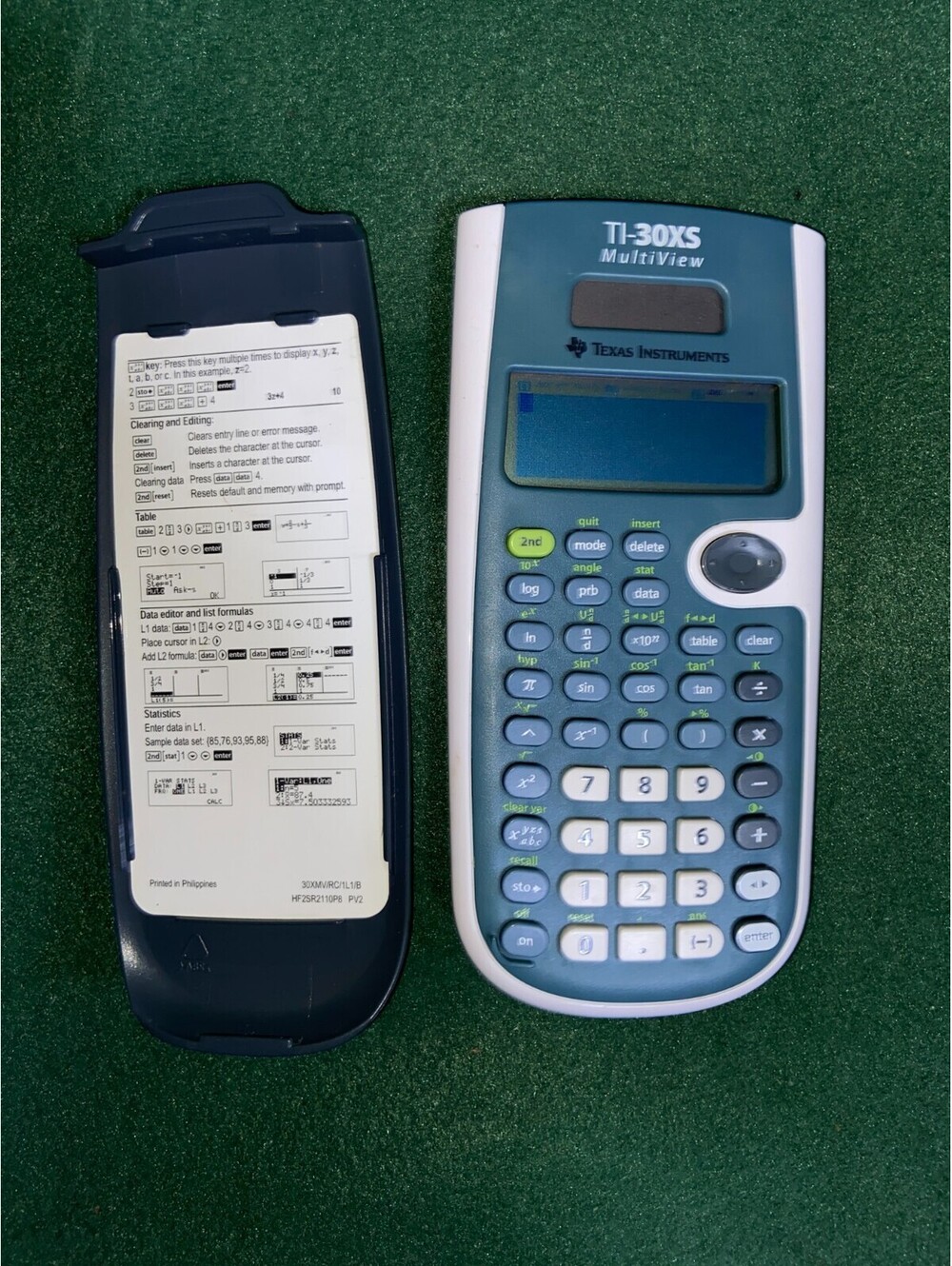 Texas Instruments TI-30XS MultiView Scientific Calculator Tested & Working!